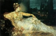 Hans Makart Charlotte Wolter als 'Messalina'